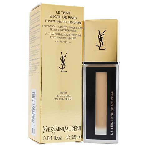 yves saint laurent le teint encre de peau b40|Amazon.com: Ysl Foundation B40.